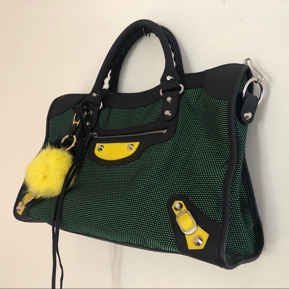 SOLD! Balenciaga Classic City Mesh Limited Edition Green - Picture 8 of 16